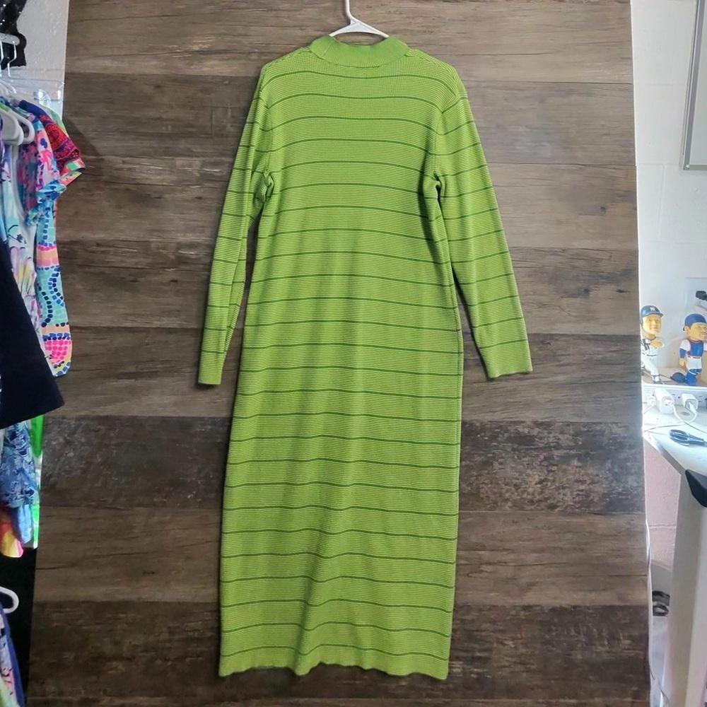 Target Black History Month Chic Green Striped Maxi Dress